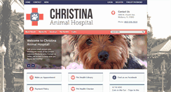 Desktop Screenshot of christinaanimalhospital.com